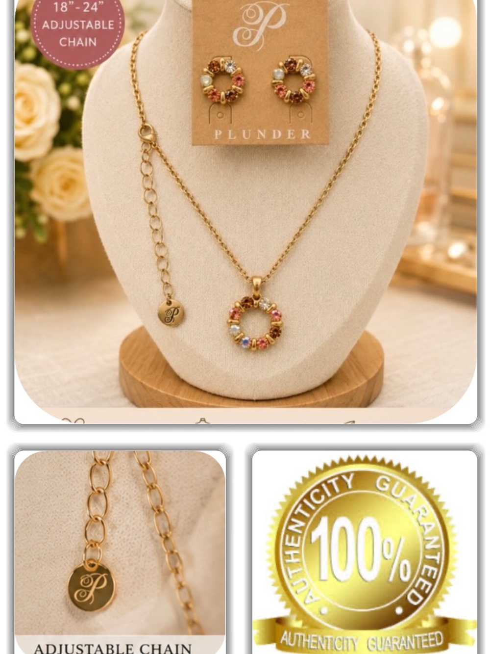 ECLECTIC-PLUNDER WREATH JEWELRY SET! (LOT 2)